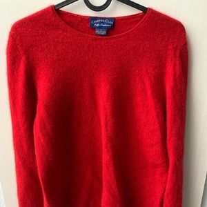 Two ply cashmere sweater
